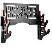 3-Tier Sword Display Stand for Katana, Wakizashi, and Samurai Swords