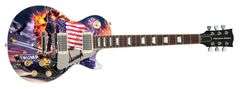 President Donald Trump Signed Custom Fighting For America Tank Graphics Guitar