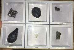 Real Meteorites & Tektite Collection 6-pcs