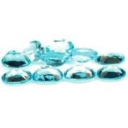 Bright 14.60ct sky blue Topaz set