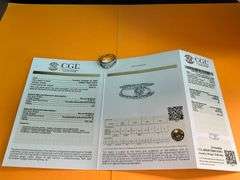 14K WHITE GOLD DIAMOND BAND / RING