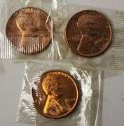 1935 P,D,S/1936 P,D,S/1937 P,D,S Red Cents UNC