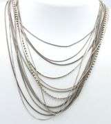 Group lot of 13 Vintage 925 sterling silver chains