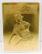 3 - 23KT Gold Foil Sports Cards
