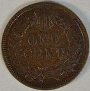 Better date 1878 Indian Head Cent in VF