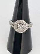 CERTIFIED BRAND NEW 14K WHITE GOLD DIAMOND ENGAGEMENT RING