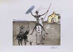 Pencil Numbered Salvador Dali, Impossible Dream