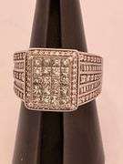 CERTIFIED BRAND NEW LADIES 14K WHITE GOLD AND DIAMOND RING