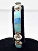 Mixed Blue Stone Bracelet in Sterling Silver 45.4grams