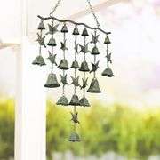 Large Cast Iron Hummingbird Wind Chimes