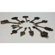 Lot of 12 Unique Bronze Keys