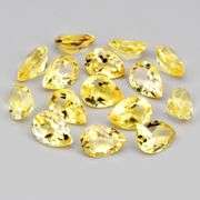 Premium 15.16ct set of VS Brazilian Citrines