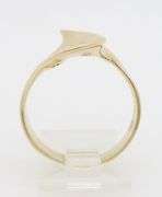 Yellow Gold Sculpted Diamond Cocktail Ring
