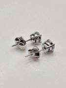 Sparkling 3.85 Ctw VVs1 F-G Lab Simulated Diamond Earrings