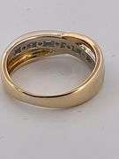 MEN'S CERTIFIED BRAND NEW 18K YELLOW GOLD DIAMOND RING / BAND
