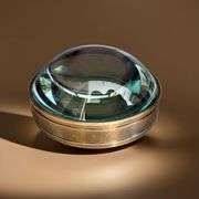 Brass Magnifying Glass Paperweight