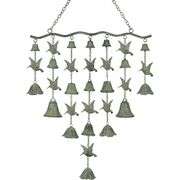 Large Cast Iron Hummingbird Wind Chimes