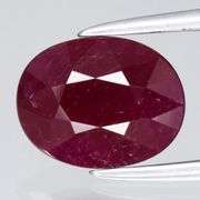 Untreated! Sultry 1.85ct deep red Ruby