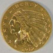 Lovely BU 1912 US $2.50 Indian Gold Piece. Better date