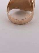 MEN'S 14K YELLOW GOLD ONYX RING
