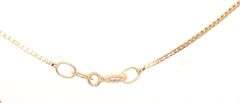 14kt Yellow gold Heart shaped Lavendar Jade crossover diamond pendant on box chain