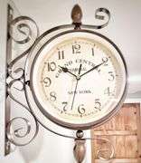 Double-Sided Retro Wall Clock