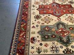 Stunning Kazak Design Wool Rug 6x8