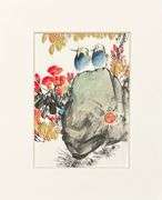 Spectacular One-Of-A-Kind Original Watercolor and Ink by Zheng