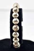 Beaded Link Bracelet in Sterling Silver 31.2grams