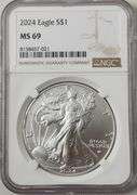 2024 $1 American Silver Eagle NGC MS69