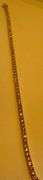 14K Yellow Gold Round Brilliant Cut Lab Diamond Bracelet