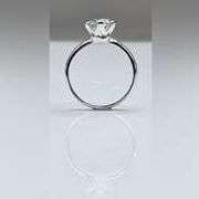 Ladies Sparkling 3.5 Ct VVs1 White E-F Simulated Lab Diamond Ring