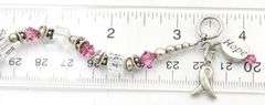 Group lot of 9 Vintage 925 sterling silver crystal beads bracelets