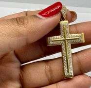 10K Yellow Gold Cross Pendant