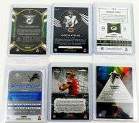 6 NFL Latest QB Football Cards with Rookies