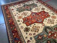 Stunning Kazak Design Wool Rug 6x8