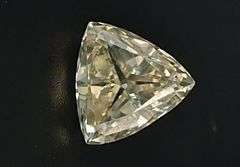 Huge Rare 5 Ct VVs1 Trillion Cut Amber Ice Lab Simulated Diamond Soloitaire