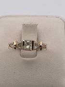 CERTIFIED BRAND NEW 14K YELLOW GOLD DIAMOND RING