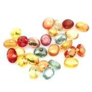 Heated only! 7.20ct fancy color Sapphire set