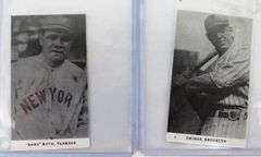 2 - 1993 Babe Ruth & Grimes Baseball Cards