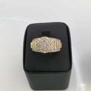 CERTIFIED BRAND NEW 14K YELLOW GOLD DIAMOND RING