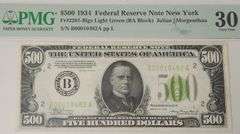 1934 $500 Federal Reserve Note, PMG - 30 VF