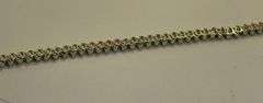14K Yellow Gold Round Brilliant Cut Diamond Tennis Bracelet