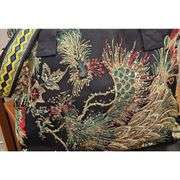 Phoenix Embroidery Canvas Tote Bag