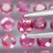 REAL! 3.50ct set of stunning violet red Rubies