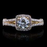 14K YELLOW GOLD DIAMOND UNITY RING 1.61 C.T.W.