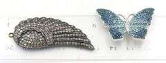 Group lot of vintage 925 sterling silver pendants