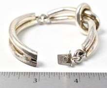 Knot Designed Bangle Bracelet. 73.7 grams.