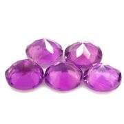 Amazing 17.50ct matched bright purple Amethyst set