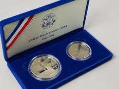 1986-S Set Statue of Liberty, 2 Coins PR